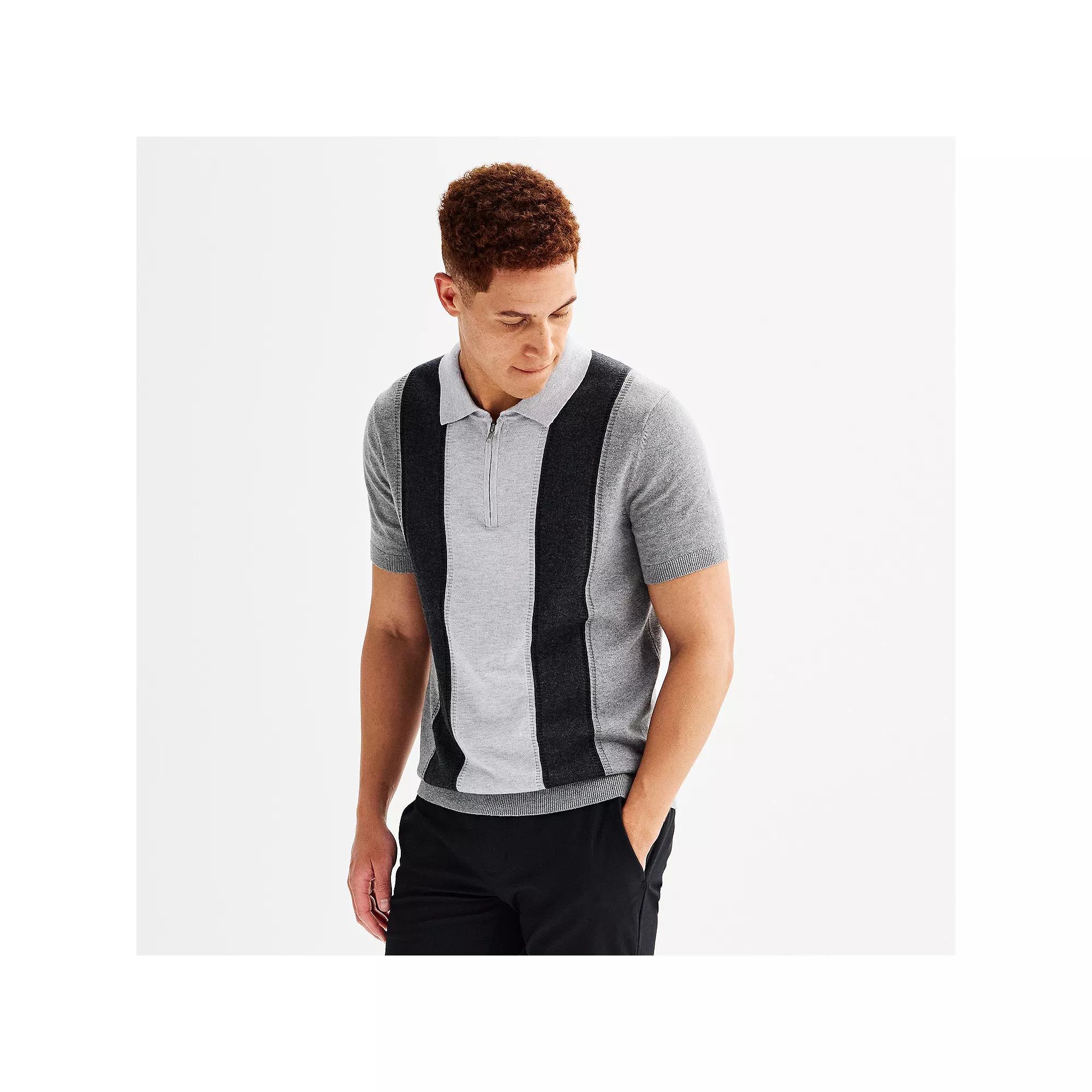 Mens Apt. 9 Quarter-Zip Sweater Polo Product Image