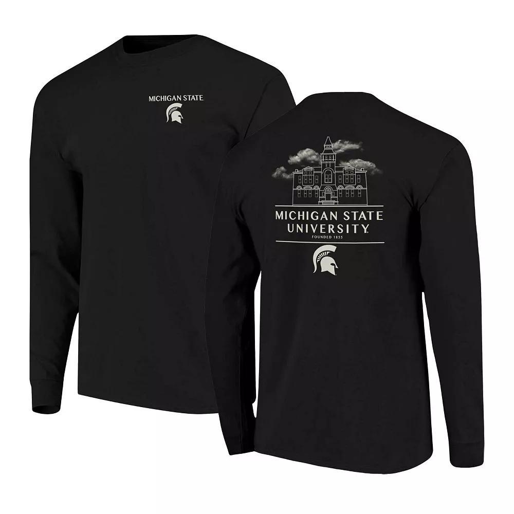 Men's Black Michigan State Spartans Comfort Colors Campus Nights Long Sleeve T-Shirt, Size: 3XL Product Image