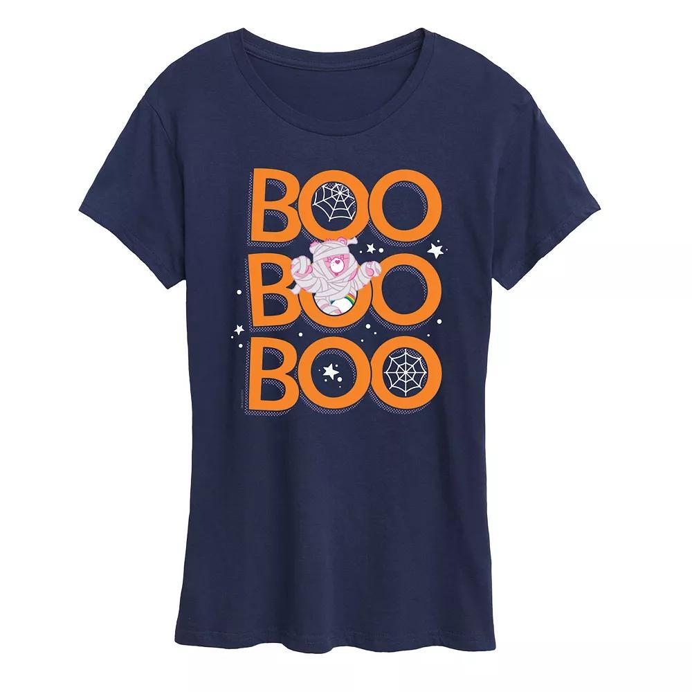 Womens Care Bears Boo Mummy Halloween Graphic Tee, Girls Blue Product Image