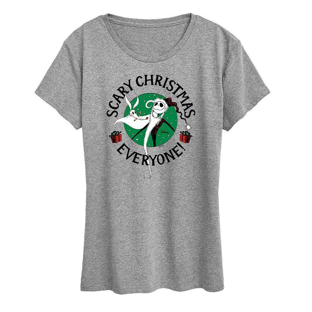 Women's Coffee Grid Graphic Tee, Size: Small, Grey Gray Product Image