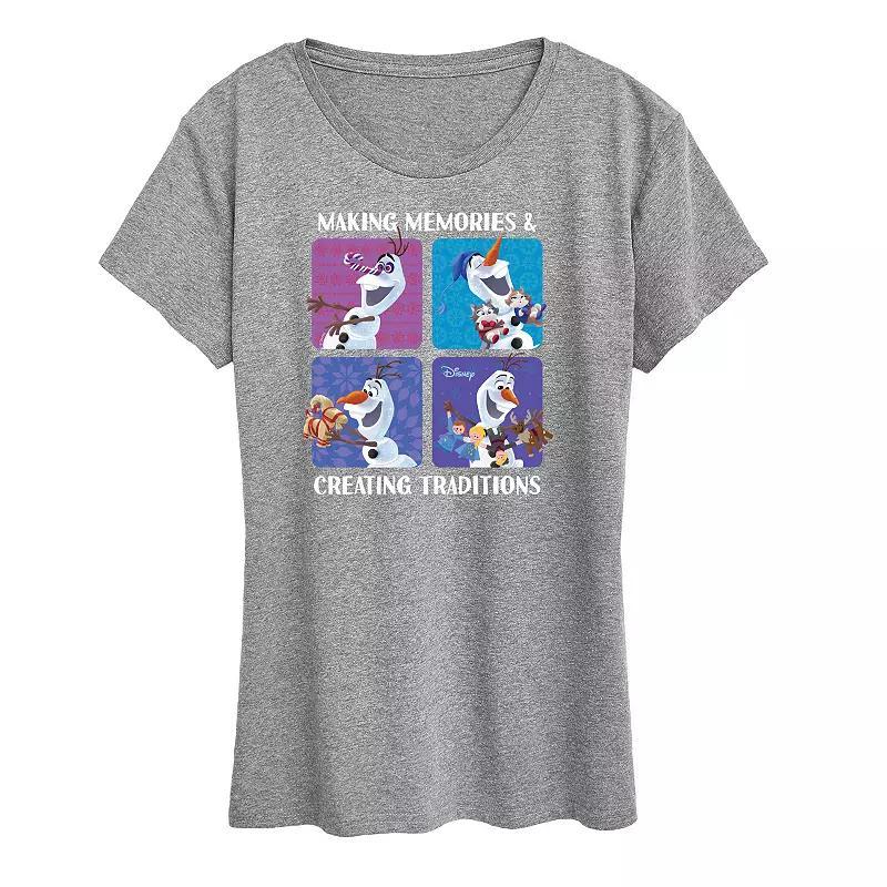Disney's Frozen 2 Women's Making Memories Graphic Tee, Girl's, Size: Large, Blue Product Image