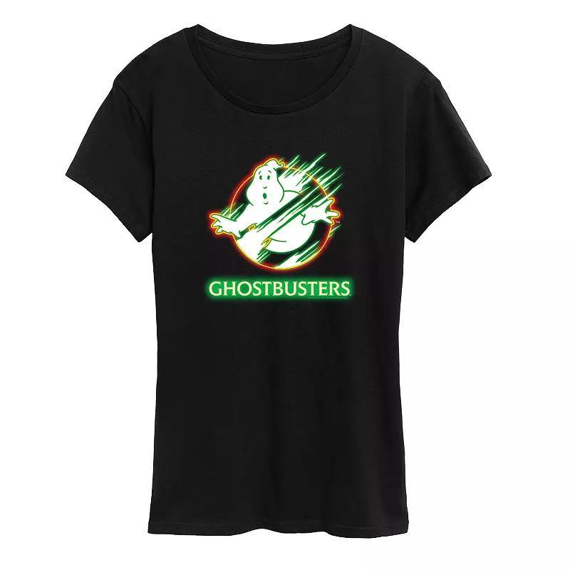 Womens Ghostbusters Neon Graphic Tee Product Image