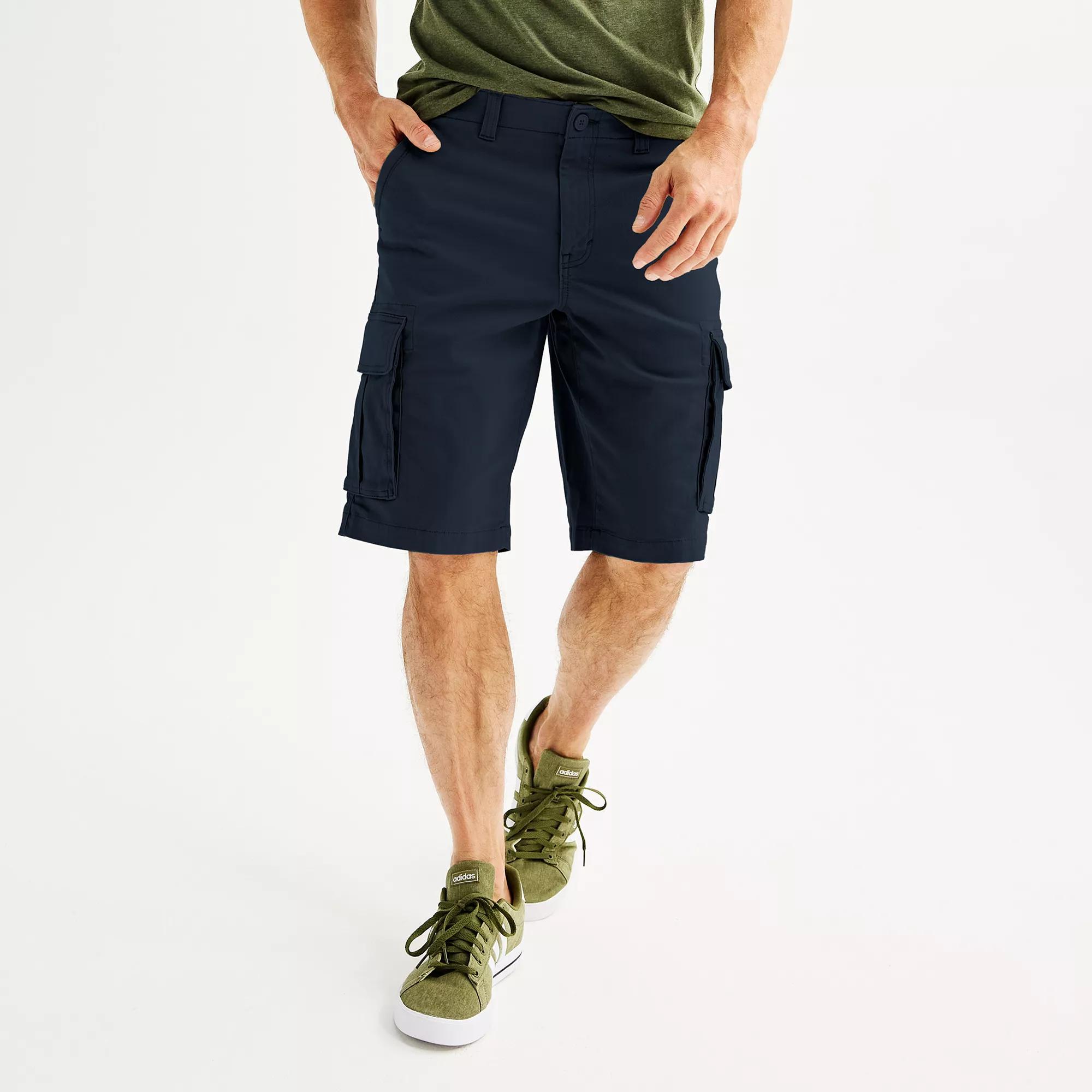Mens Sonoma Goods For Life 12-in. Flexwear Everyday Cargo Shorts Dark Blue Product Image