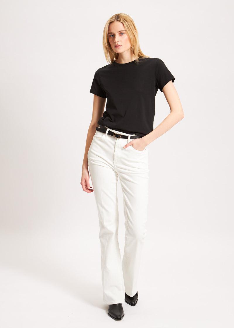 Patrick Assaraf Pima Cotton Stretch Slim T-Shirt Product Image