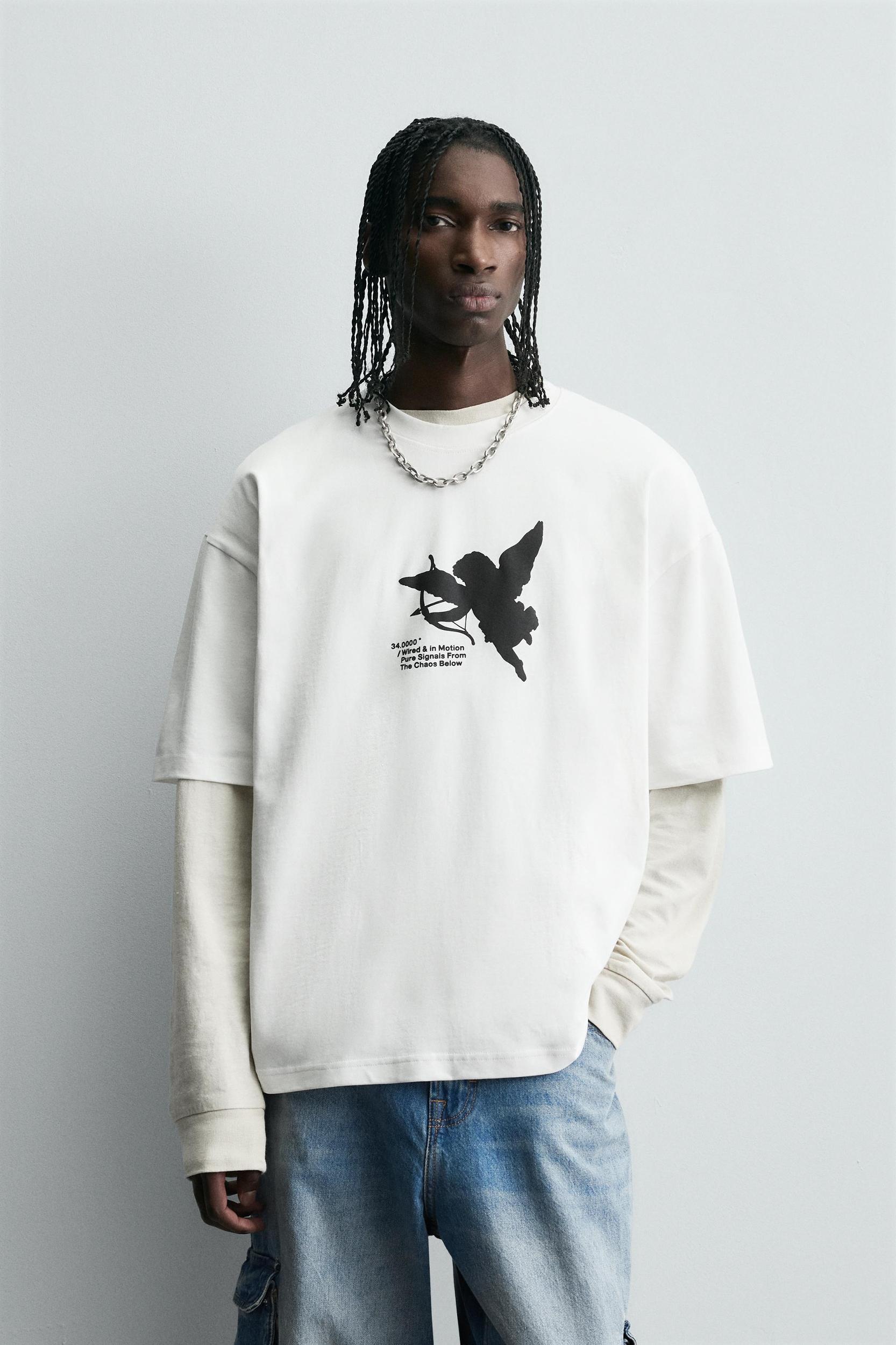 RUBBERIZED PRINT T-SHIRT Product Image