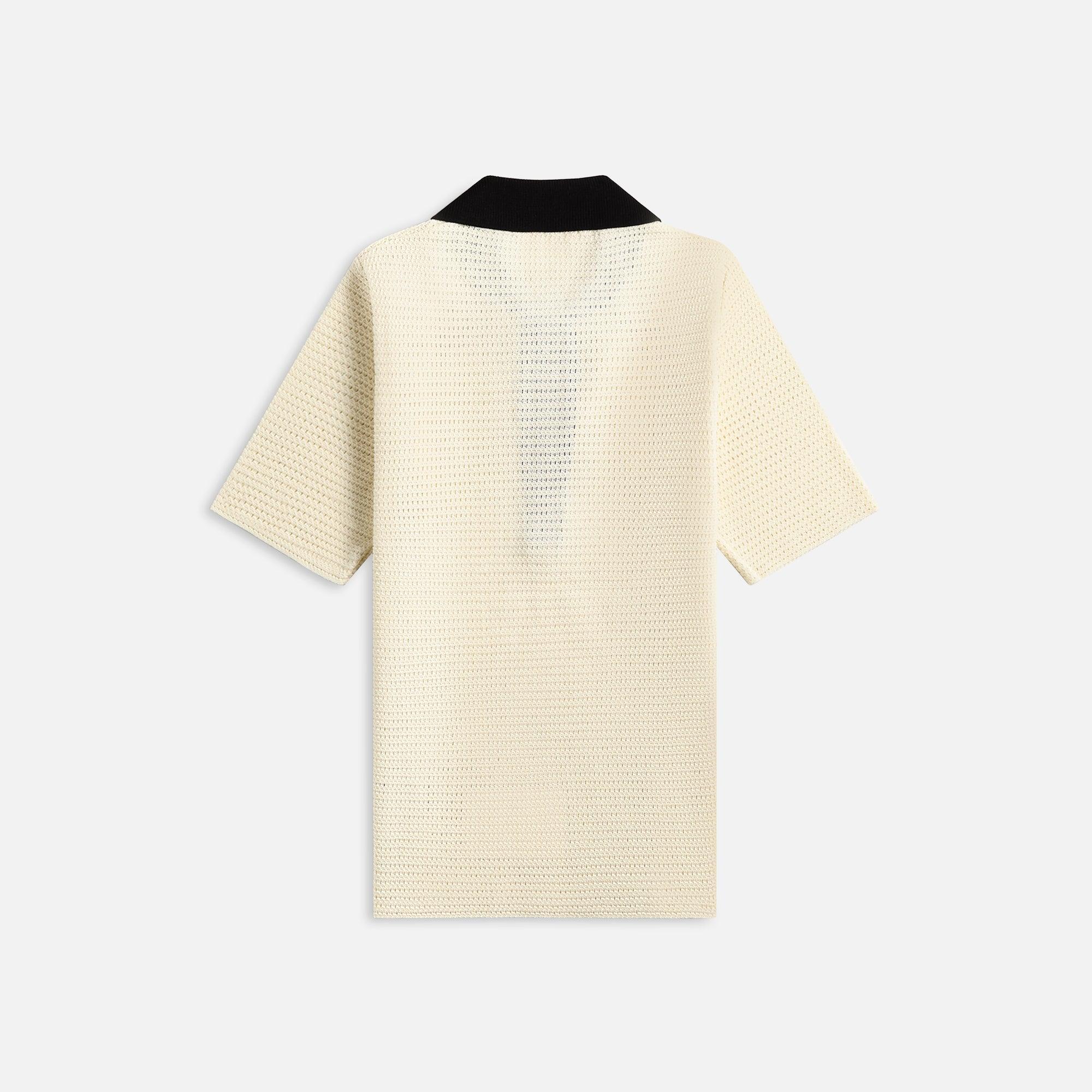 Jil Sander Knit Polo - Chalk Male Product Image