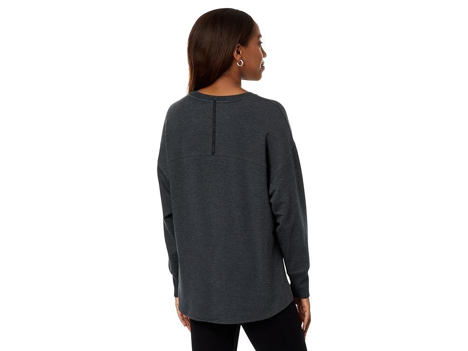 L.L.Bean SoftFlex Crew Neck Dolman Sleeve Pullover Heather) Women's Clothing Product Image