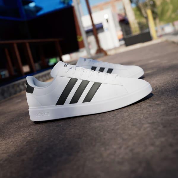 adidas GRAND COURT 2.0 SHOES Aurora Ink 9 Mens Product Image