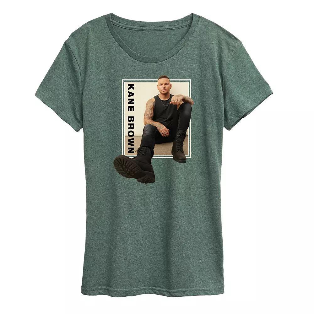 Womens Kane Brown Graphic Tee Grey Gray Product Image