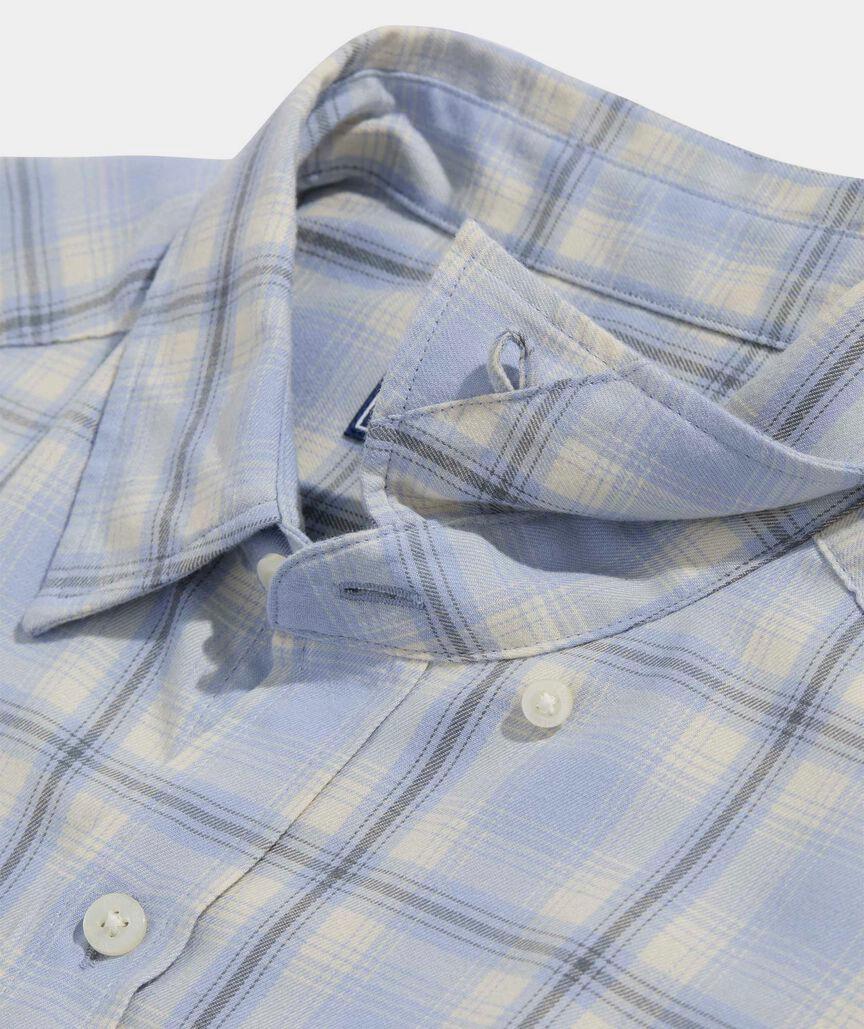 On-The-Go Brushed Twill Plaid Shirt Product Image