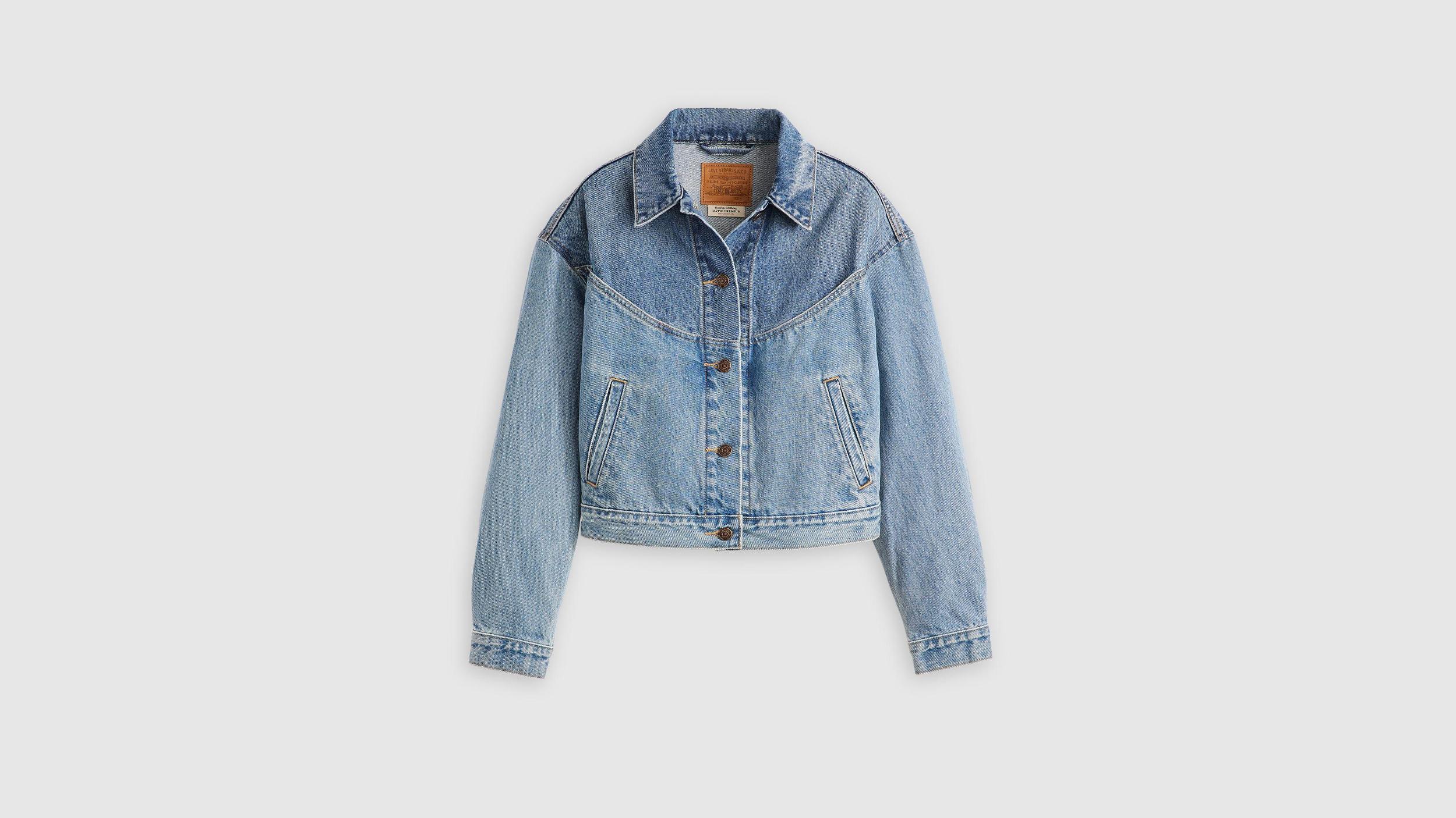Shrunken '90s Western Trucker Jacket Product Image