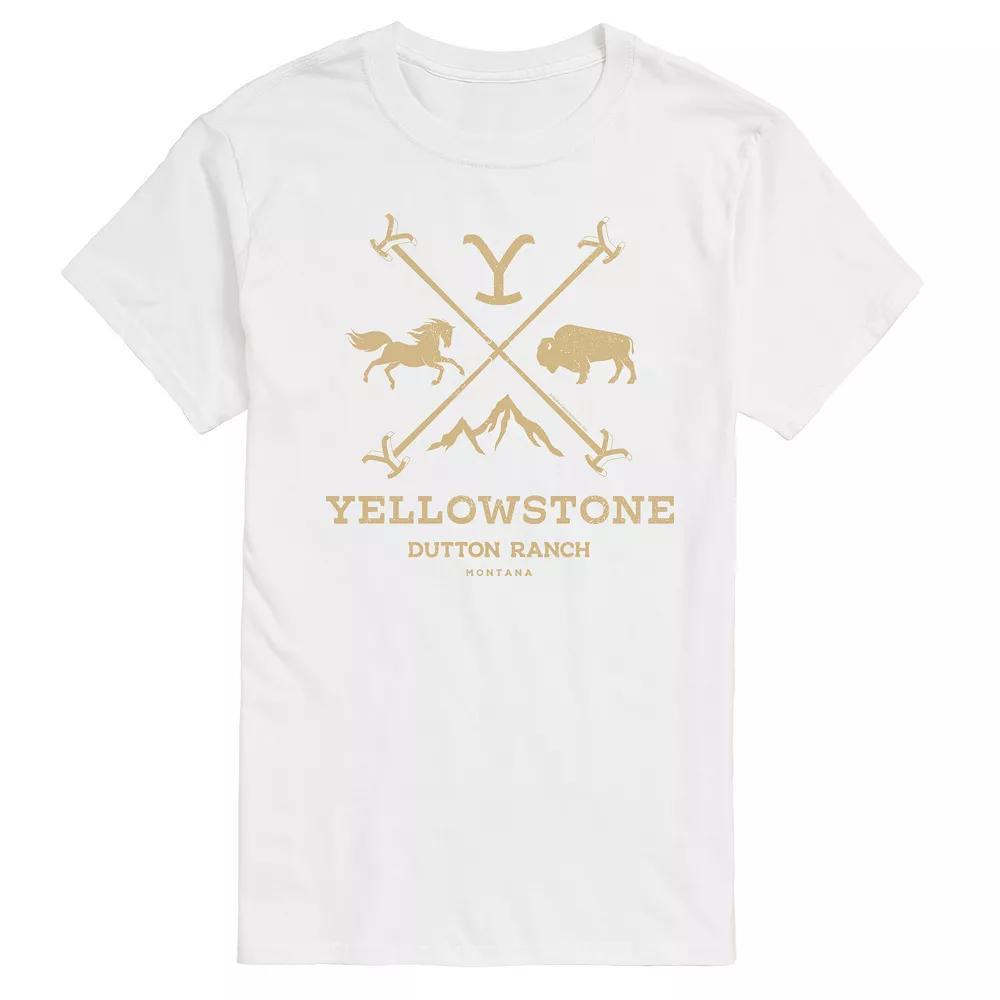 Big & Tall Yellowstone Iron Logo Graphic Tee, Mens Product Image