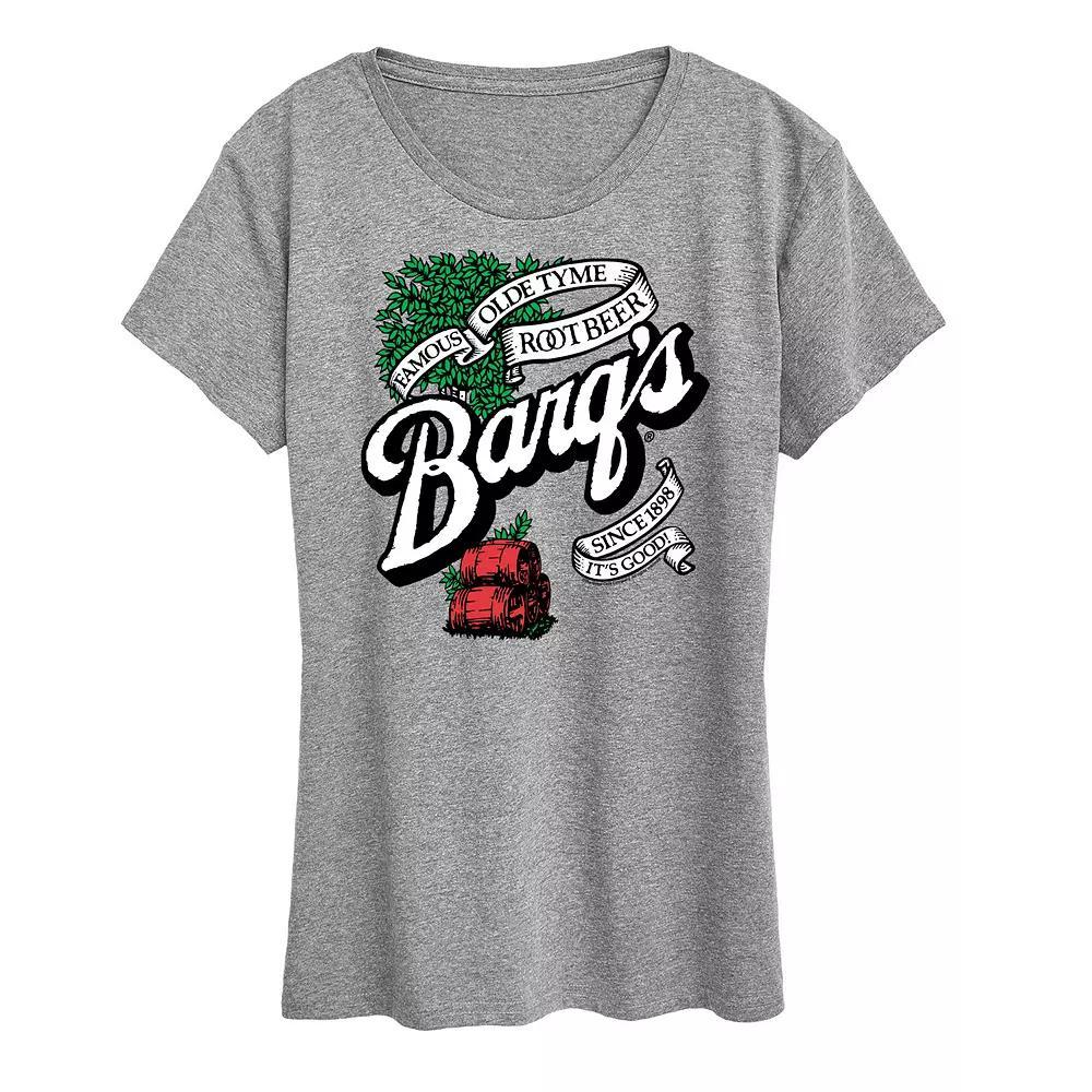 Womens Coca-Cola Barqs Graphic Tee, Girls Grey Gray Product Image