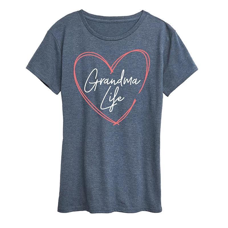 Womens Unapologetically Myself Graphic Tee, Girls Blue Product Image