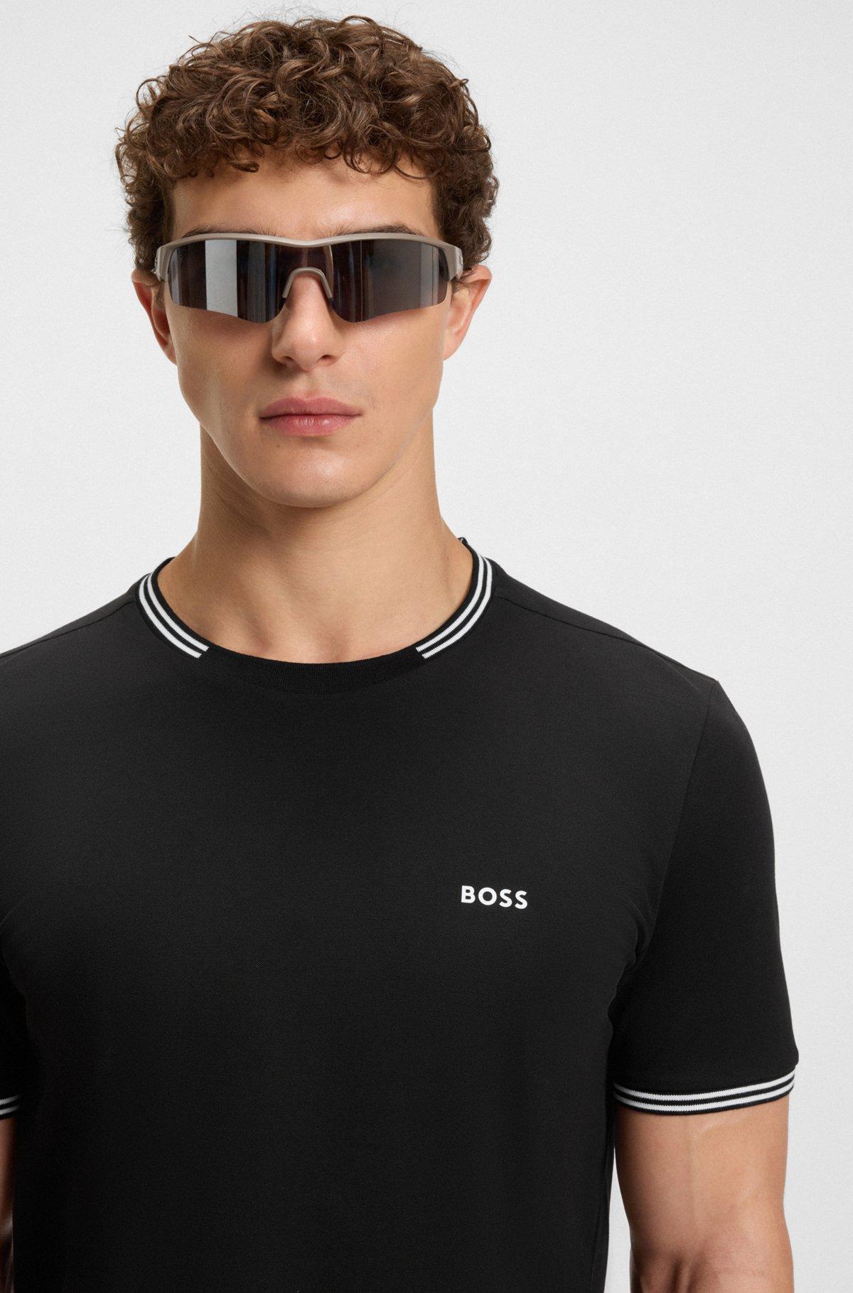 Regular-fit T-shirt in mercerized cotton Product Image