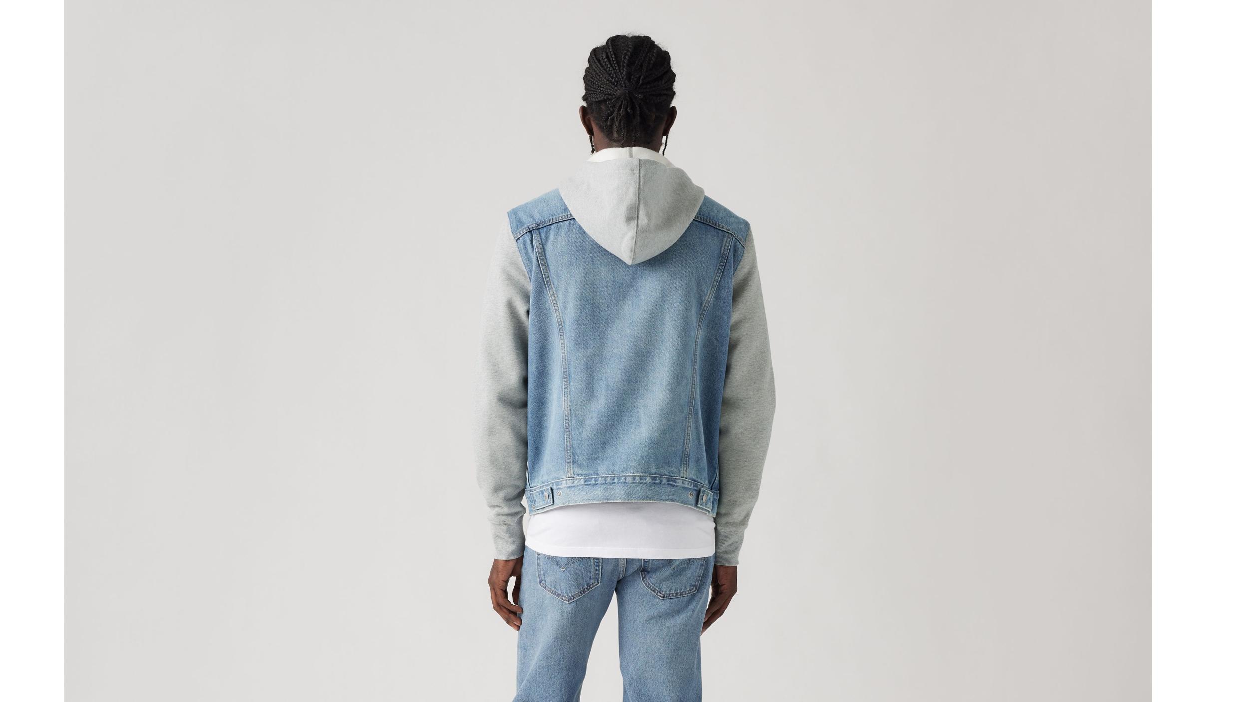 Hybrid Hoodie Trucker Jacket Product Image