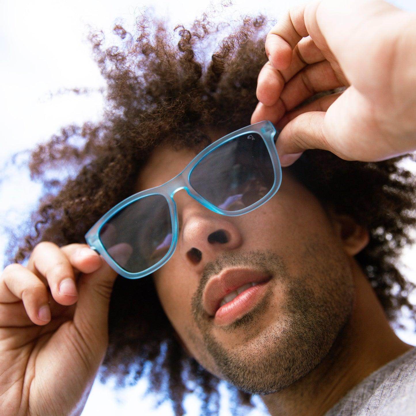 Biscayners Sonesta Light Blue Men's Sunglasses Product Image