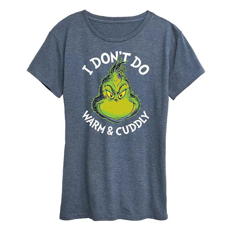 Womens Mom To The 3rd Power Graphic Tee Grey Blue Product Image
