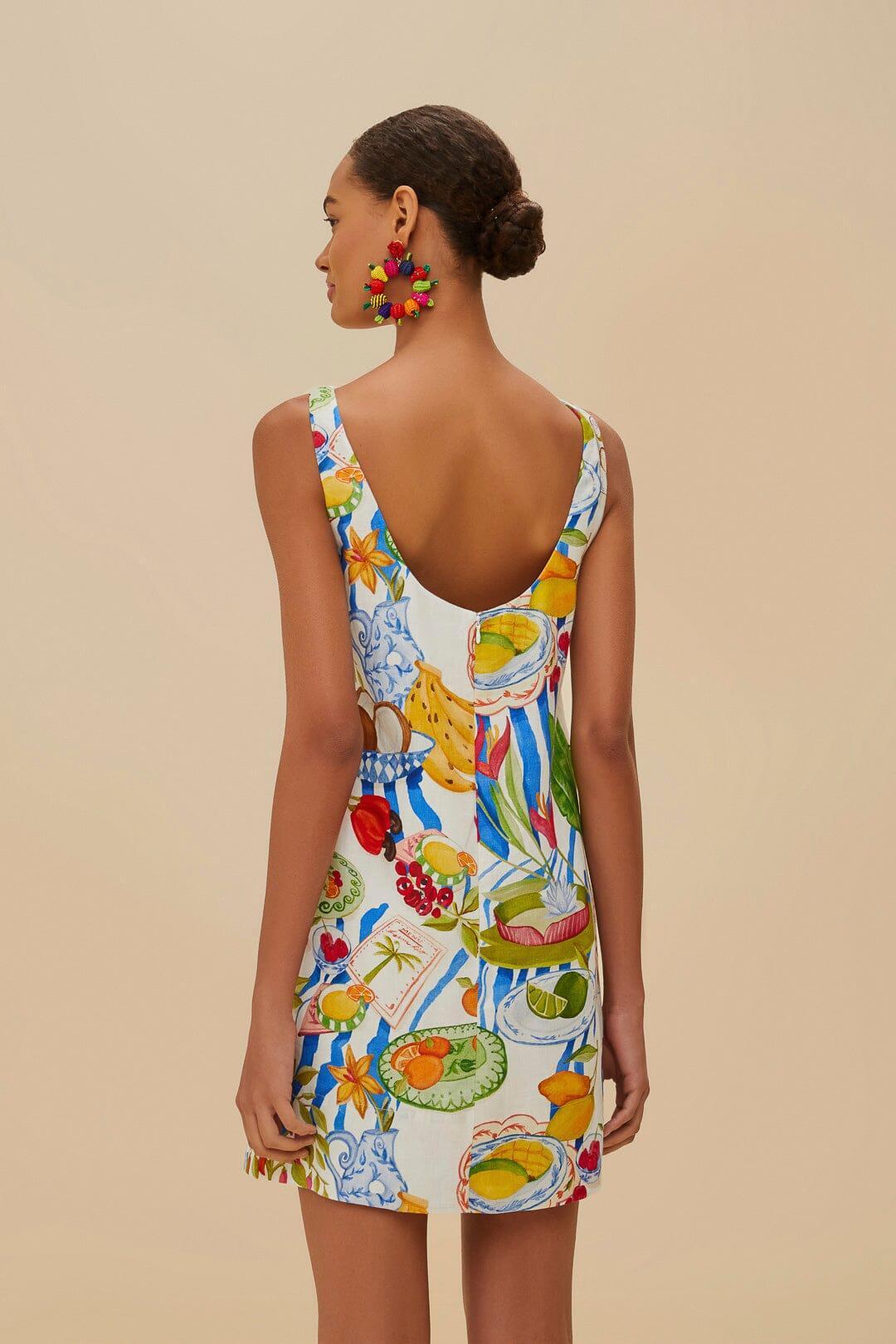 Off-White Fresh Table Euroflax™ Premium Linen Mini Dress Product Image