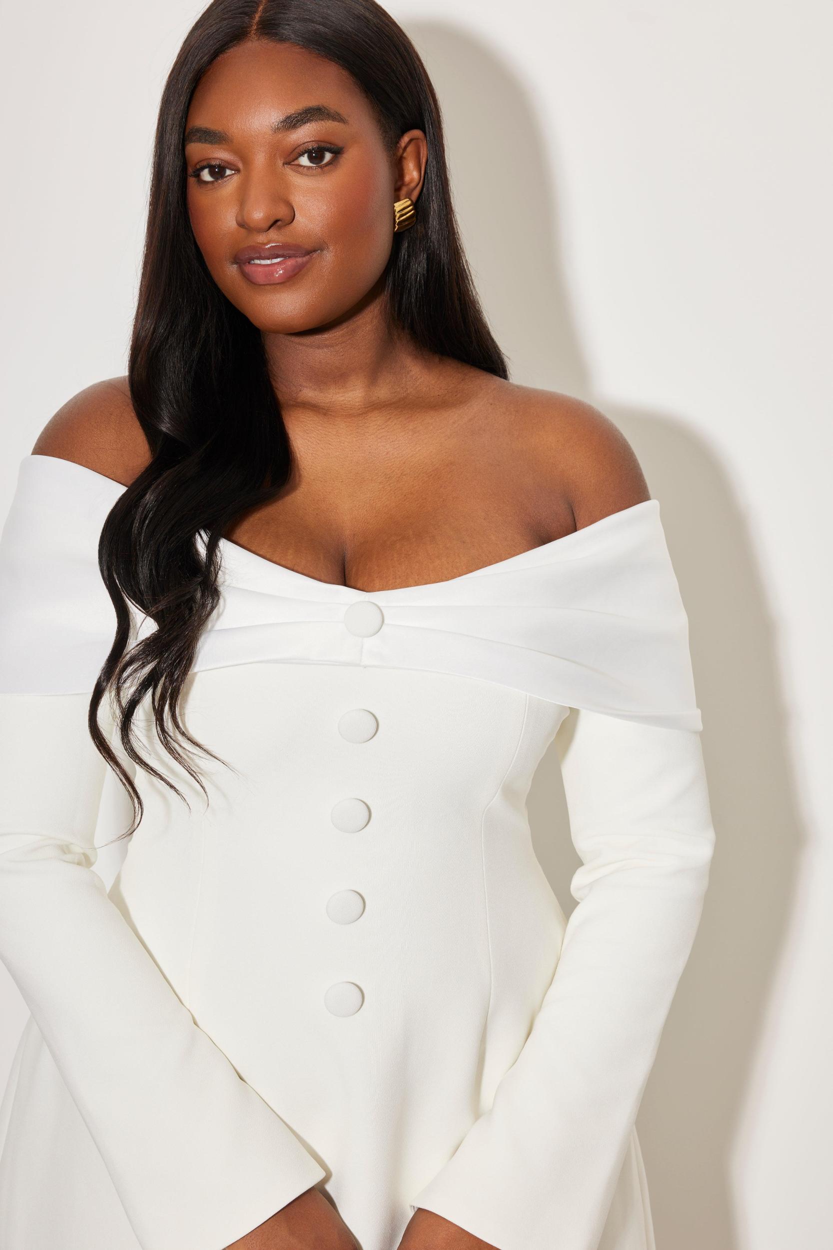 The Ultimate Muse Bow Mini Dress Product Image