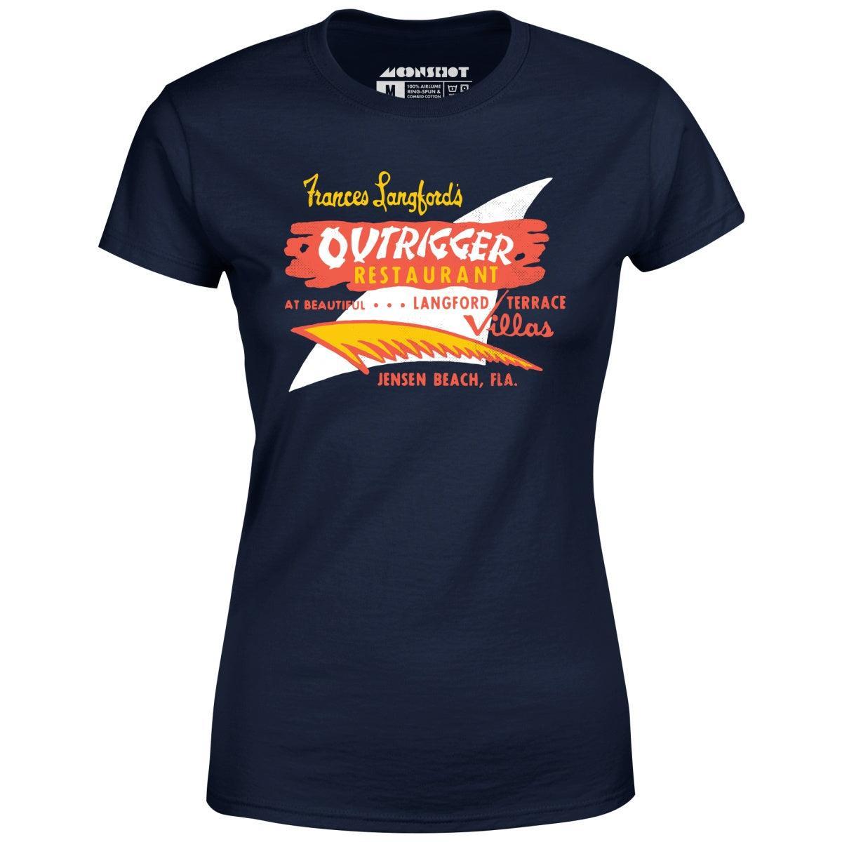 Outrigger - Jensen Beach, FL - Vintage Tiki Bar - Women's T-Shirt Female Product Image
