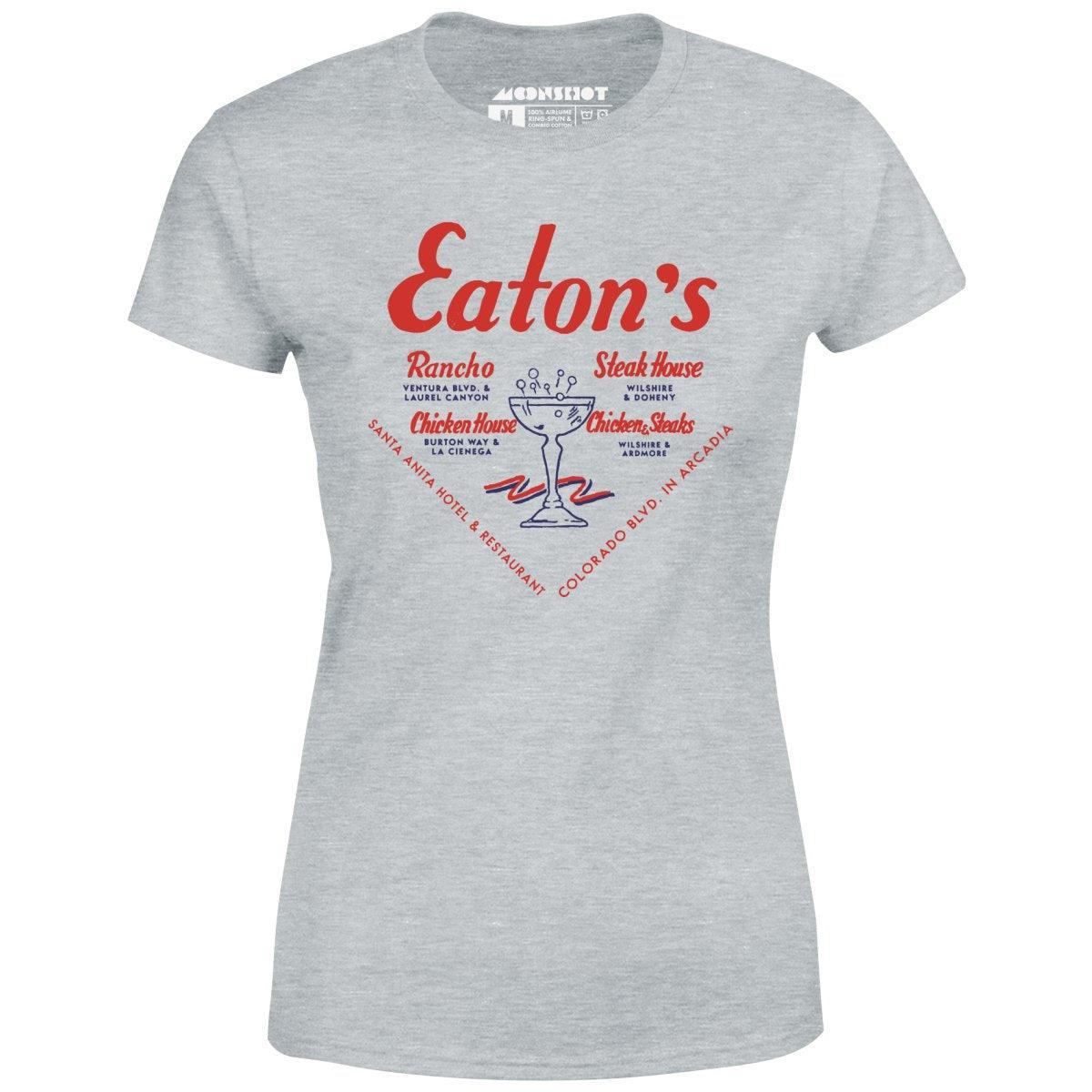 Eatons Restaurants - Los Angeles, CA - Vintage Restaurant - Women's T-Shirt Female Product Image