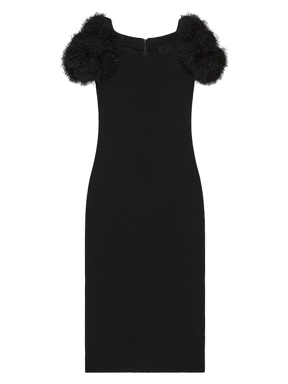 Womens Dress in Knit with Ponpons Product Image