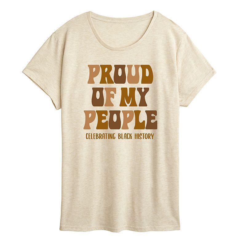 Plus Proud Of My People Graphic Tee, Womens Product Image