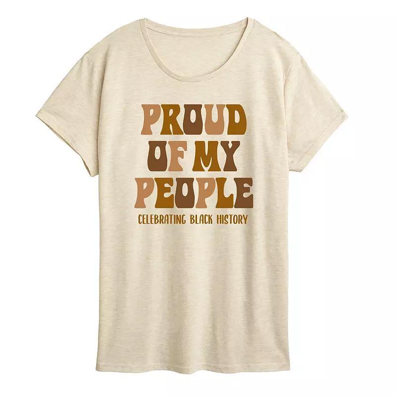 Plus Proud Of My People Graphic Tee, Womens Product Image