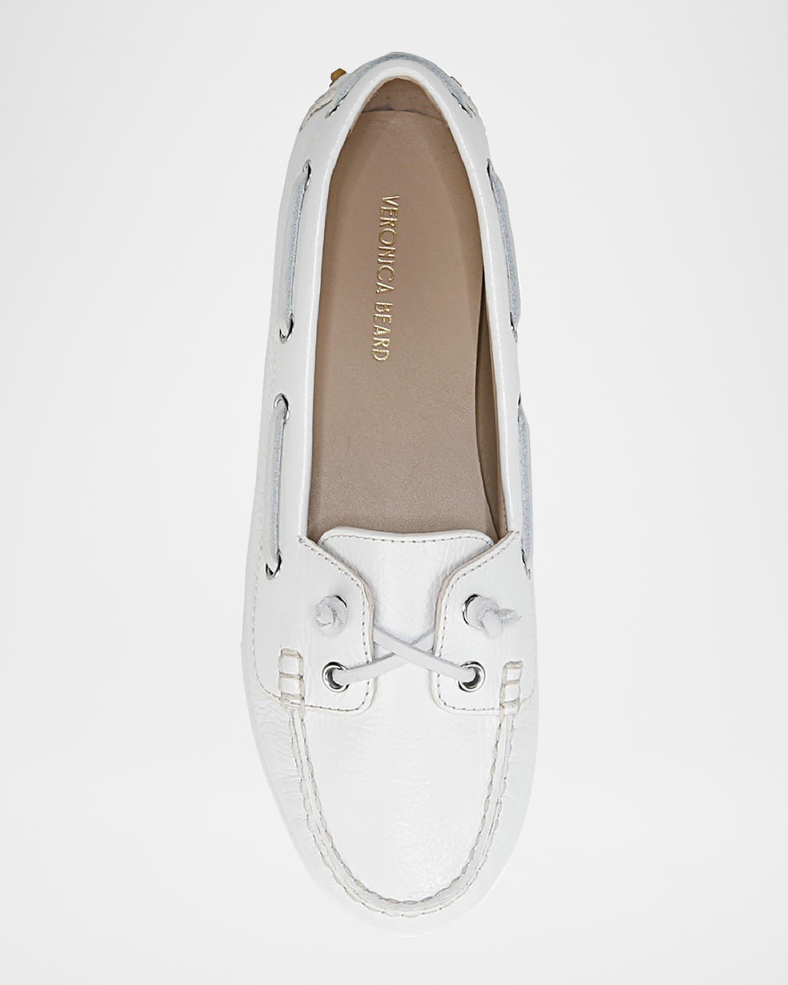 Jia Leather Driver Boat Loafers Product Image