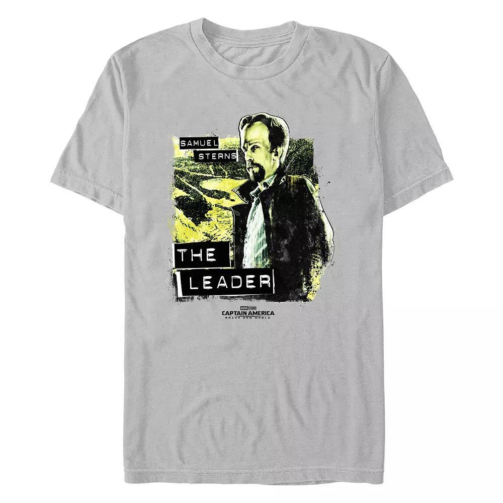 Men's Marvel Captain America Brave New World Samuel Sterns The Leader Graphic Tee, Size: XS, Silver Product Image