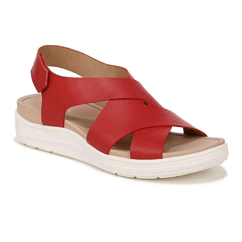 Dr. Scholl's Time Off Sea Women's Strappy Sandals, Size: 7, Heritage Red Product Image