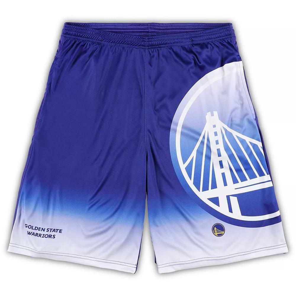 Men's Fanatics Branded Royal Golden State Warriors Big & Tall Graphic Shorts, Size: 2XB, Blue Product Image
