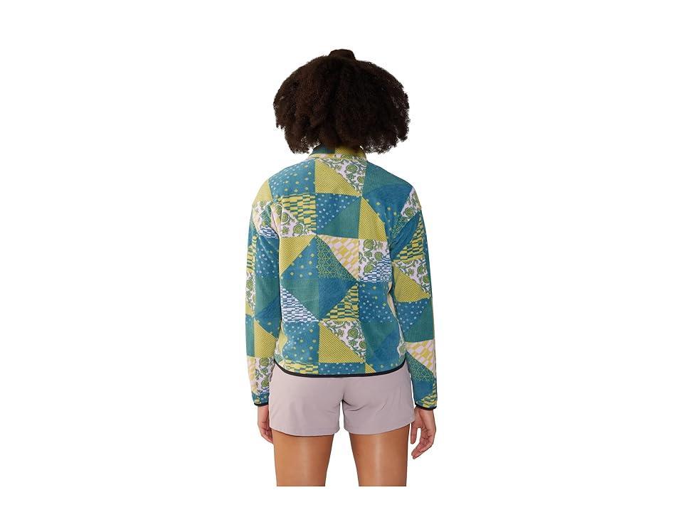 Mountain Hardwear Novelty Microchill Pullover (Wisteria Quilt Print) Women's Clothing Product Image