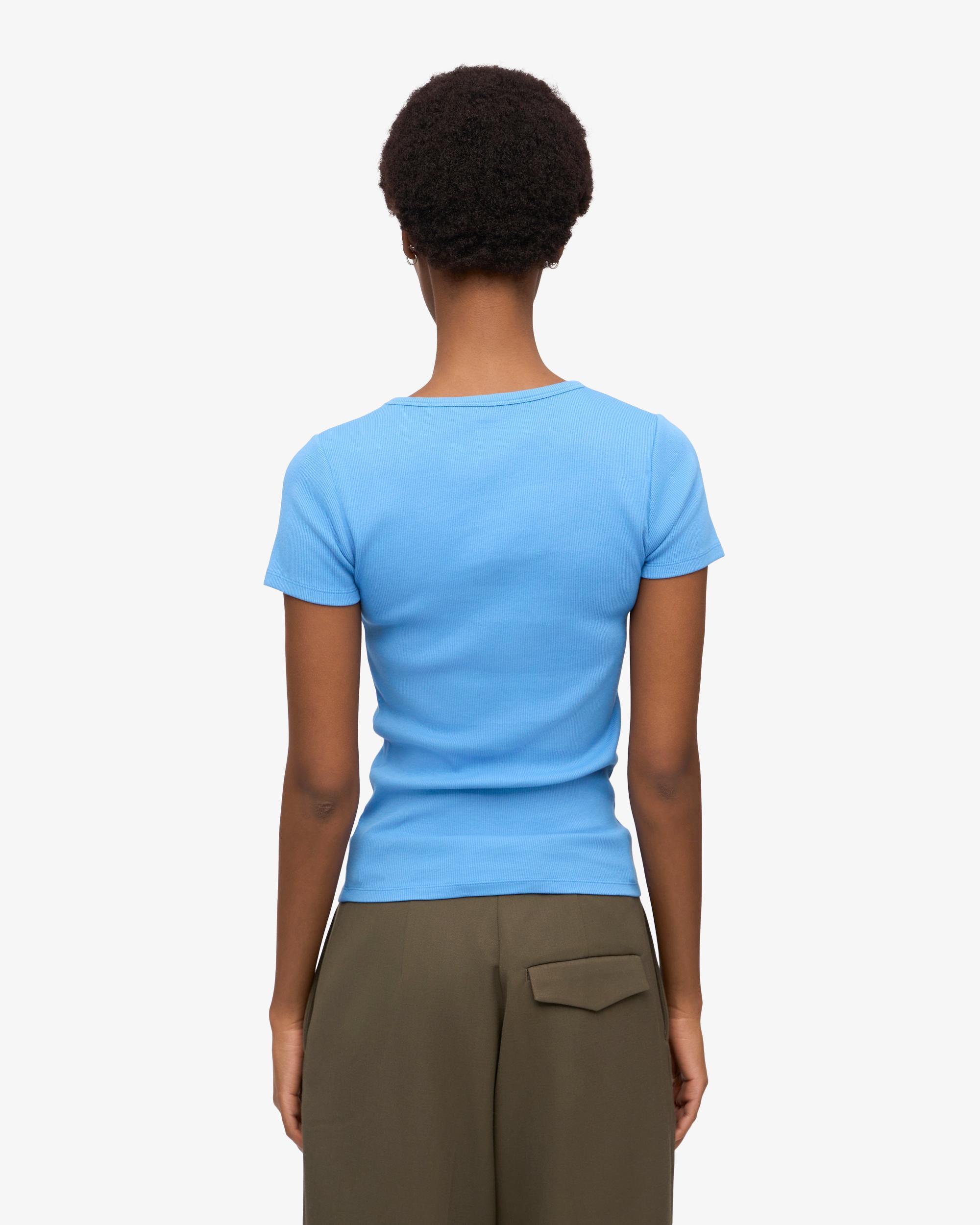 Organic Rib T-Shirt - Deep Black Product Image
