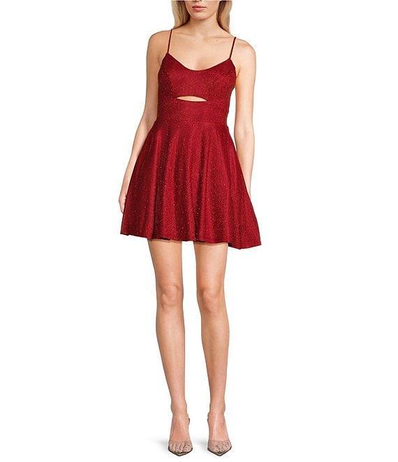 Dear Moon Ruched Mesh Ruffle Skirt Mini Dress Product Image