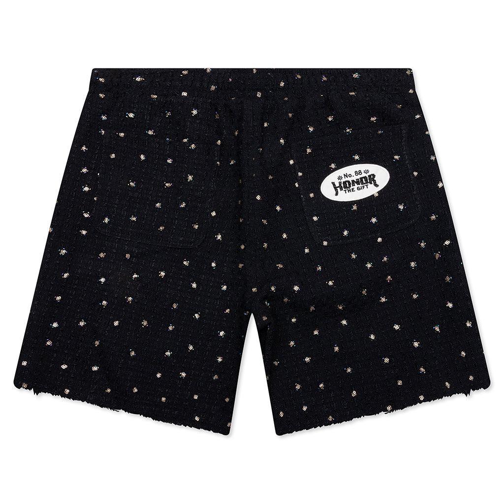 Beaded Shorts - Black Male Product Image