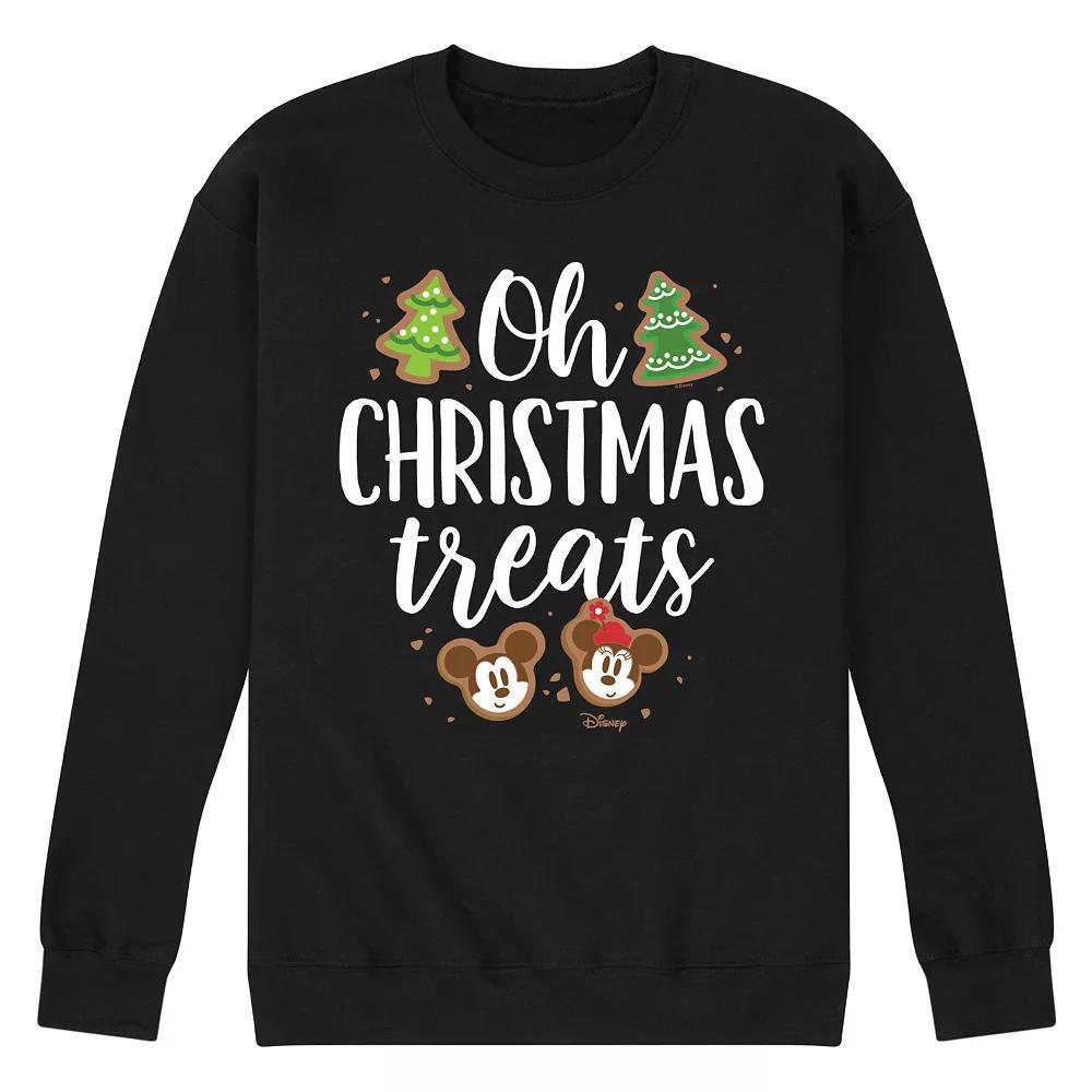 Disney's Men's Oh Christmas Treat Fleece, Size: Medium, Black Product Image