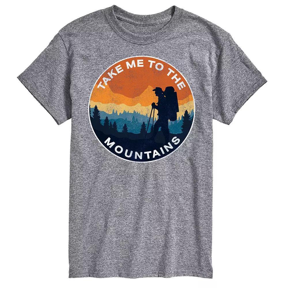 Big & Tall Take Me To The Mountains Tee, Mens Product Image