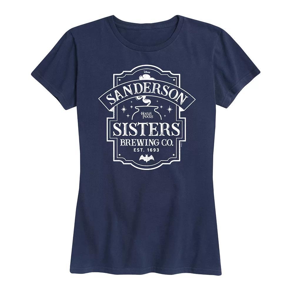 Disney's Hocus Pocus Women's Sanderson Sign Graphic Tee, Girl's, Size: Medium, Gray Product Image