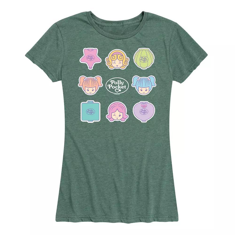 Womens Polly Pocket Grid Graphic Tee Product Image