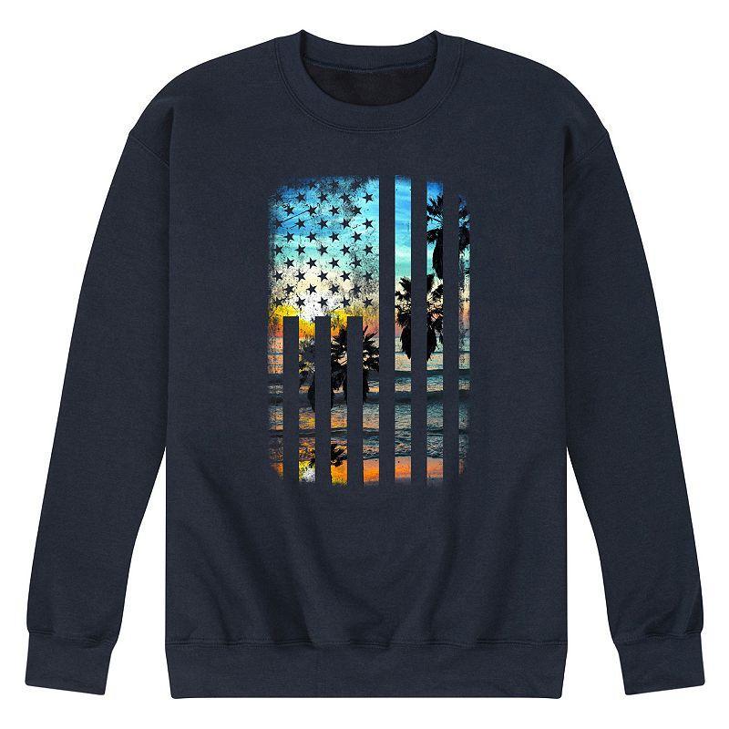Mens Sunset Flag Fleece Sweatshirt Product Image