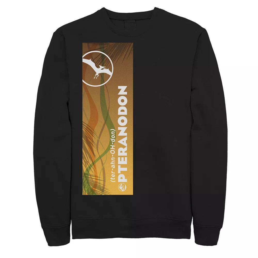 Men's Jurassic World Pteranodon Right Panel Sweatshirt, Size: XXL, Blue Product Image