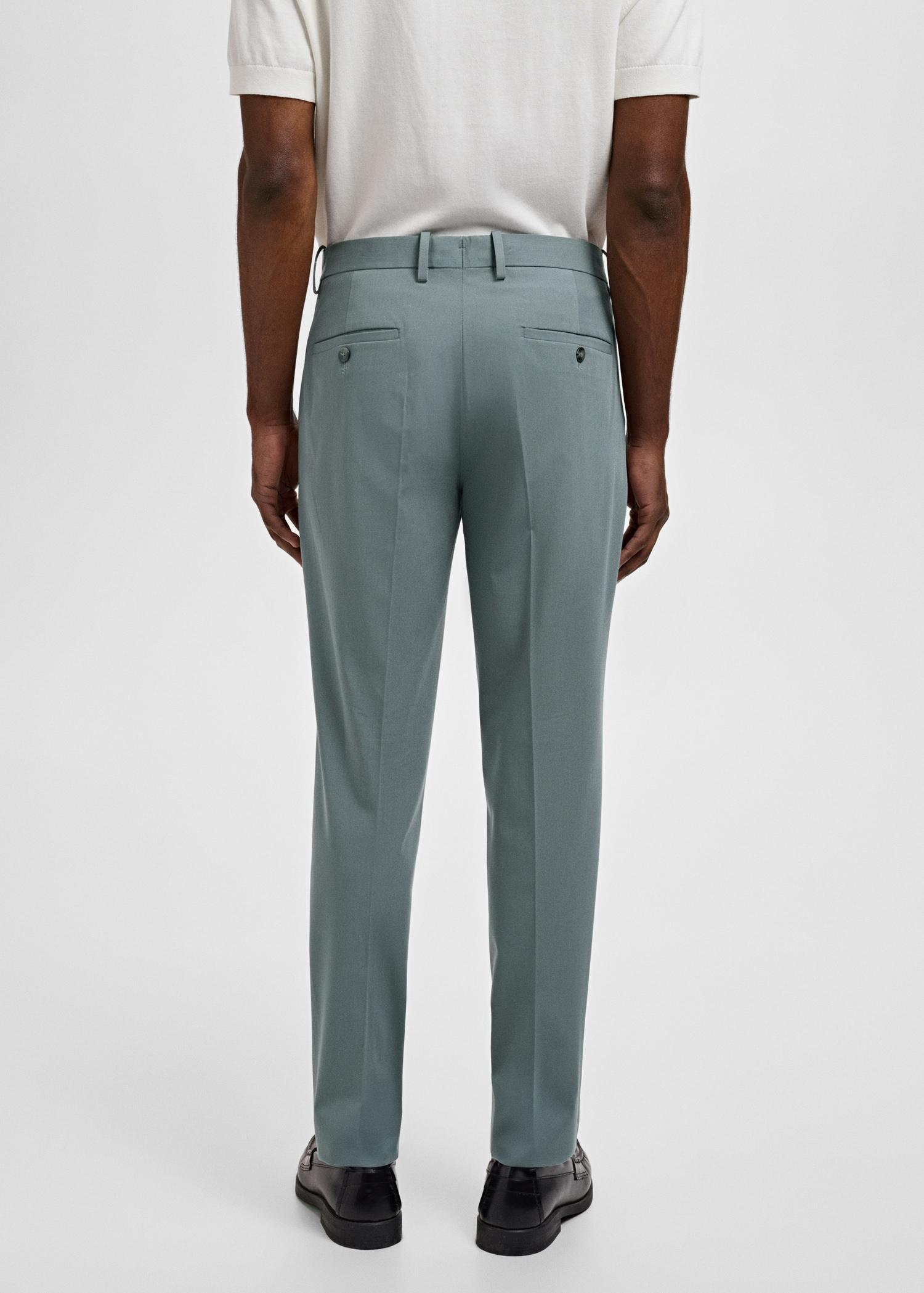 Stretch fabric super slim-fit suit trousers - Men | MANGO USA Product Image