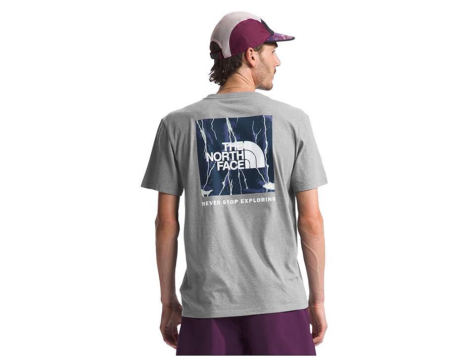 The North Face Short Sleeve Box NSE Tee (Black Currant ) Men's Clothing Product Image