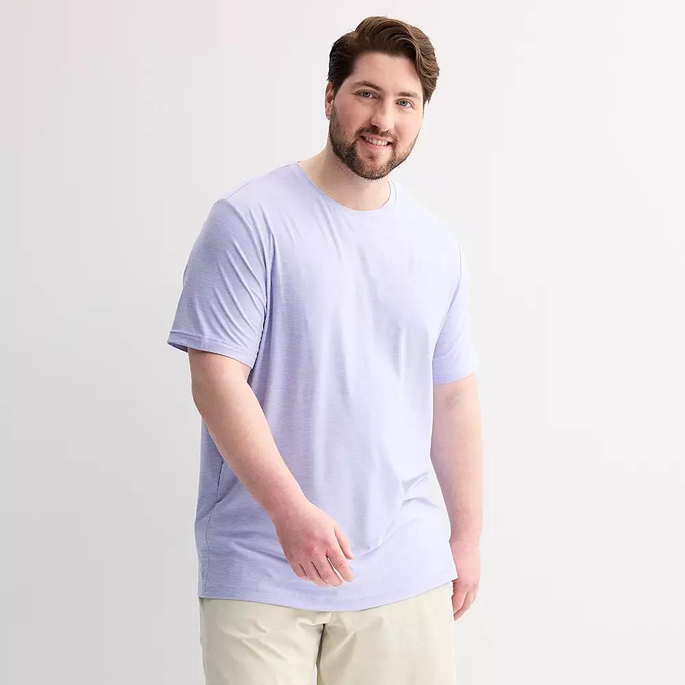 Big & Tall FLX Luxury Soft Wander Tee, Men's, Size: 3XB, Dusty Blue Product Image