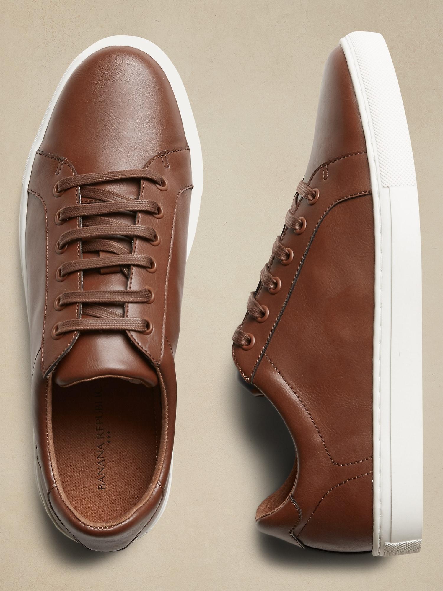 Vegan Leather Sneakers Product Image
