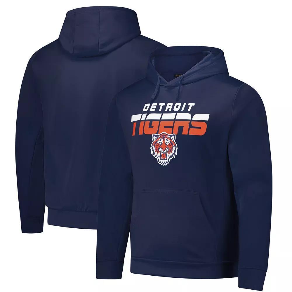 Men's Dunbrooke Navy Detroit Tigers Champion Pullover Hoodie, Size: XL, Blue Product Image