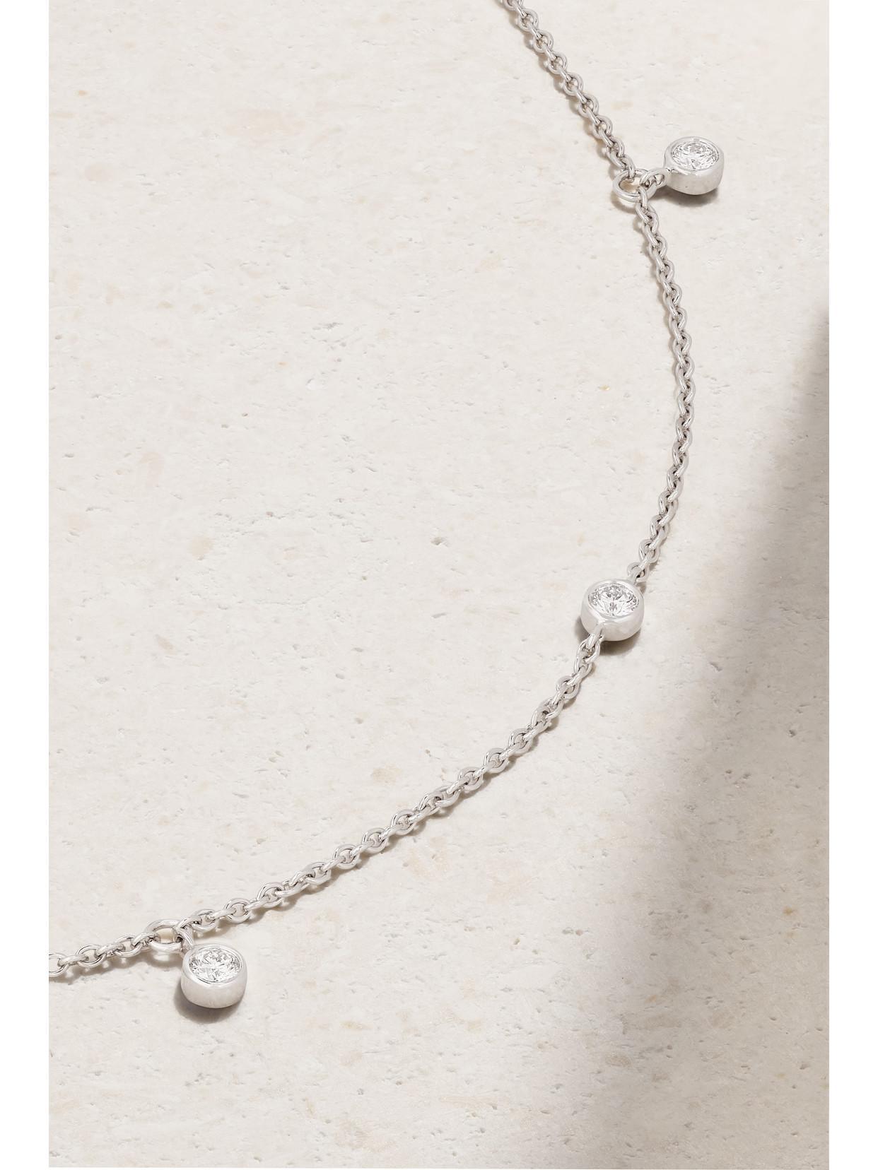 DE BEERS My First  Clea 18-karat White Gold Diamond Necklace Product Image