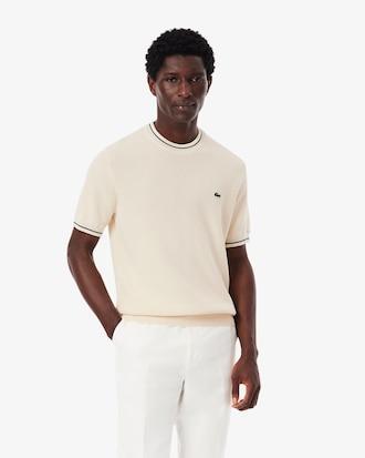 Classic Fit Stripe Detail Knit T-Shirt Product Image
